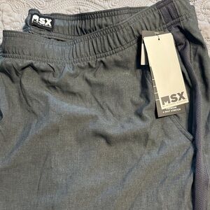 MSX Gray Athletic Shorts